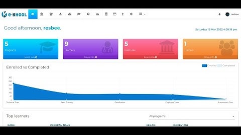 How to create own courses or programs? | e-khool