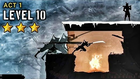 Ninja Arashi 2 | Act 1 | Level 10 | Walkthrough/Playthrough Video.