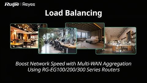 RG-EG Series Smart Load Balancing