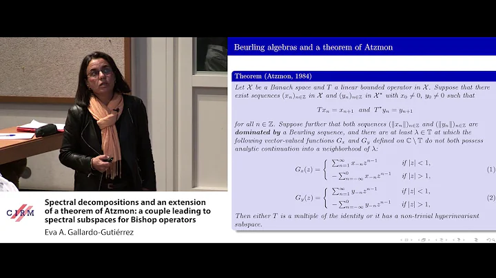 Eva Gallardo-Gutirre...  Spectral decompositions and an extension of a theorem of Atzmon: ...