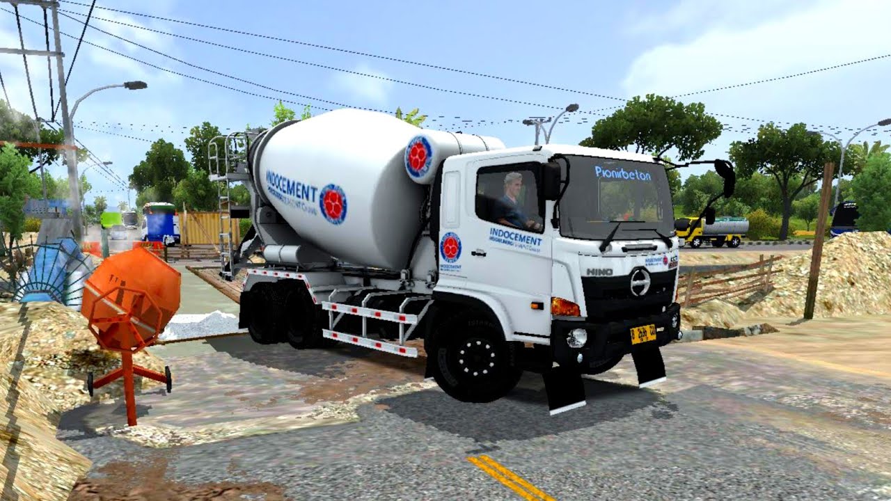 MOD BUSSID TRUCK MOLEN HINO 500 TRONTON // BUS SIMULATOR INDONESIA