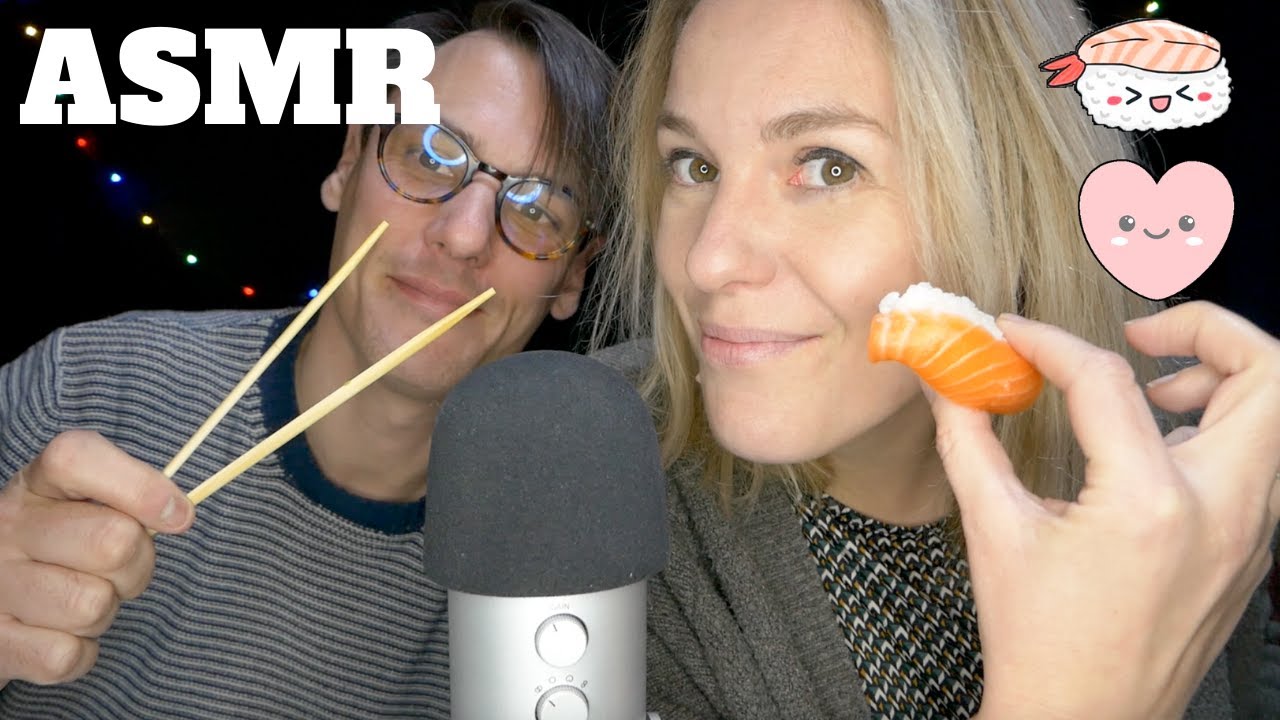 ASMR FR ❤️ Dégustation de sushis ❤️ Mukbang de St Valentin