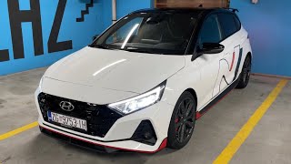 New HYUNDAI i20 N 2022  NIGHT POV test drive (PURE DRIVING, CRAZY EXHAUST sound)