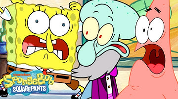 Squidward Goes Into Witness Protection! 🥸 | Full Scene | @SpongeBobOfficial
