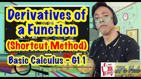 Derivatives (shortcut) - Basic Calculus