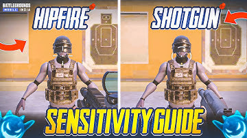 BGMI HIPFIRE & SHOTGUN Sensitivity Guide 🔥Full Live Setup Under 20 Minutes