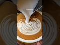 Latte art slow motion | Latte Art pouring guide 🫗 #shorts #trending #latteart