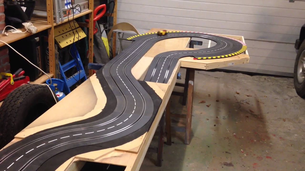 Carrera Evolution modulair track testrun - YouTube