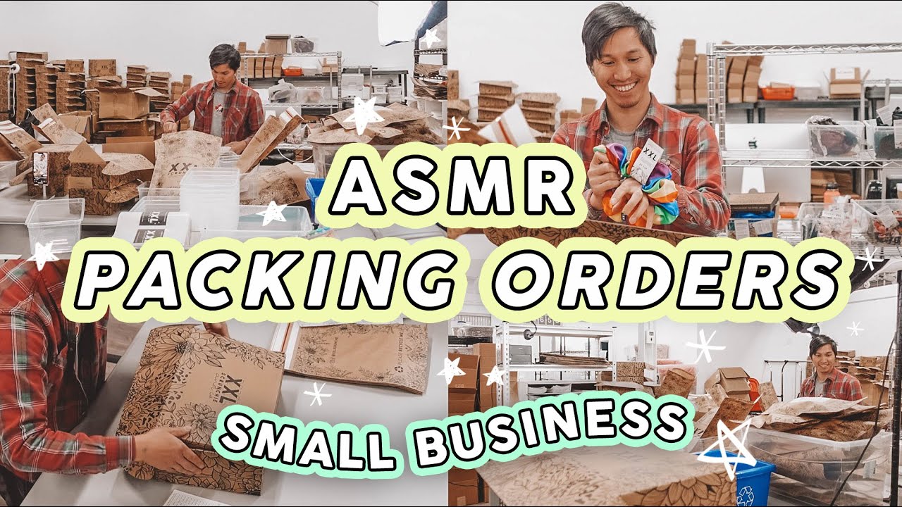 Studio Vlog #90 | ASMR PACKING ORDERS SMALL BUSINESS Pack With My Older ...