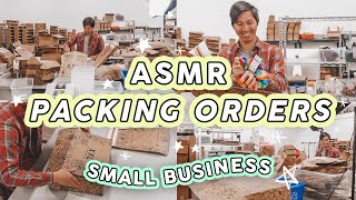 Studio Vlog #90 | ASMR PACKING ORDERS SMALL BUSINESS ✨ Pack With My Older Bro John! #familybusiness