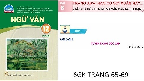 Ngữ văn 12: ctst: Bài 8: Văn bản 1: Tuyên ngôn độc lập- HỒ CHÍ MINH