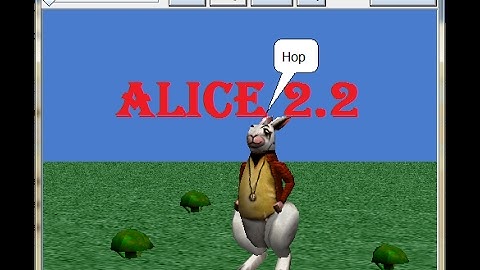 Alice 2.2 - Tutorial - WhiteRabbit eating broccoli