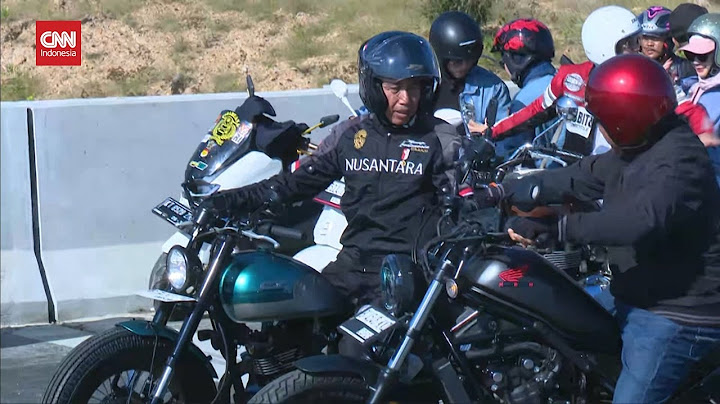 Jokowi Ajak Influencer Motoran di IKN Coba Jalan Tol