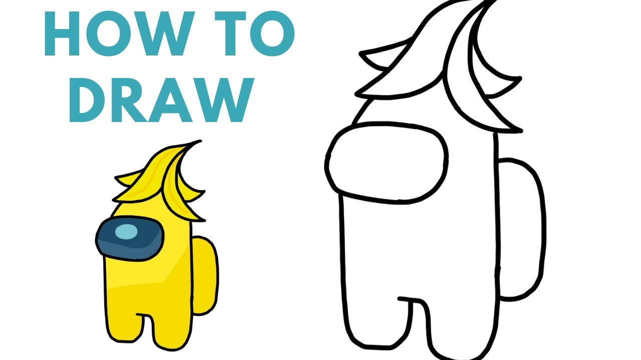 How To Draw Among Us Characters Picture Easy Step By Step Drawing - Vrogue