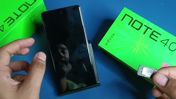 Infinix Note 40x 5G insert SD card - How to input sd card on your mobile