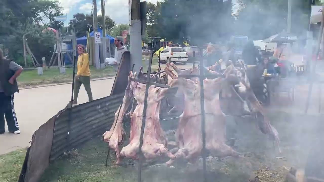 Аргентина. Выехали на праздник fiesta de cordero en Mar De Cobo.