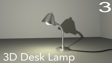 3D Modeling: Desk Lamp - - Maya 2014 (Final)