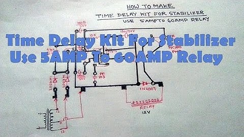 Time Delay Kit For Stabilizer [Use 5AMP To 60AMP Relay]. YT-15