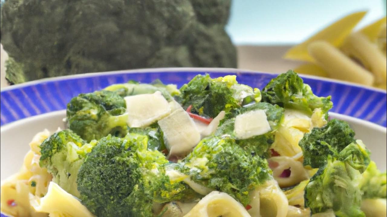 Pasta con broccoli, pinoli e YouTube