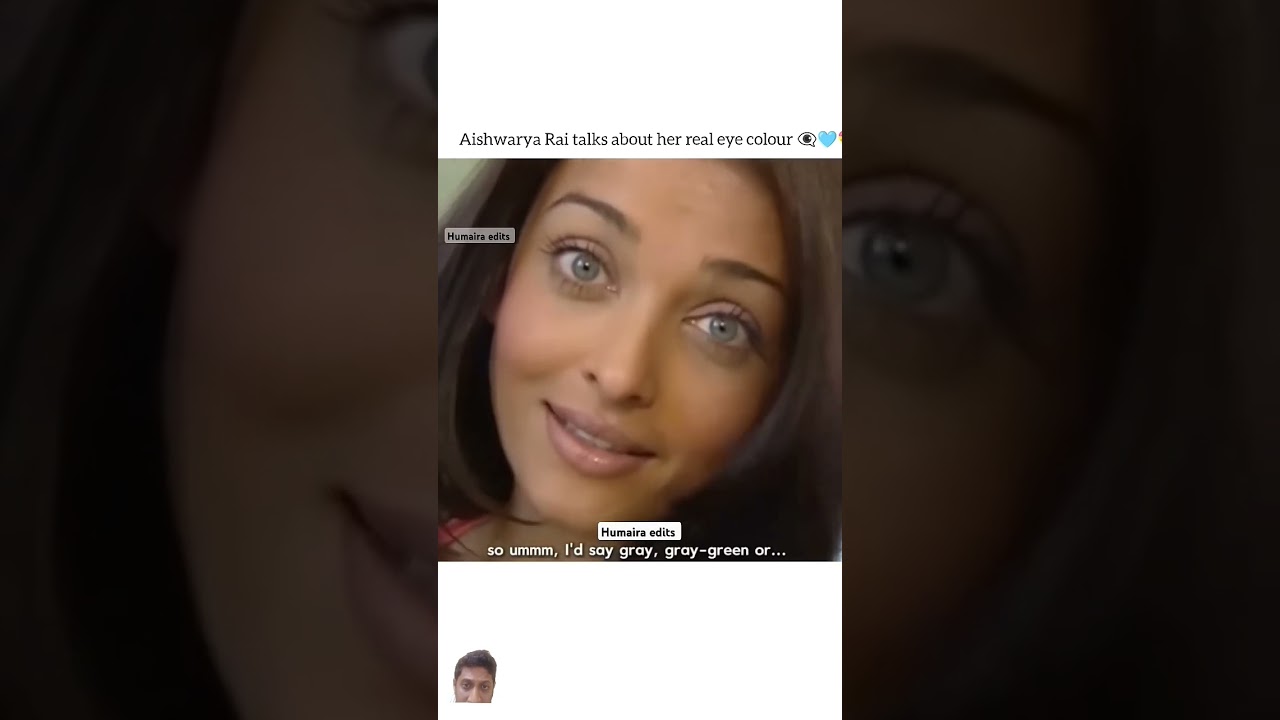 When Aishwarya talks about her real eyes colour🎈 #missuniverse #aishwaryaraibiopic #missindia