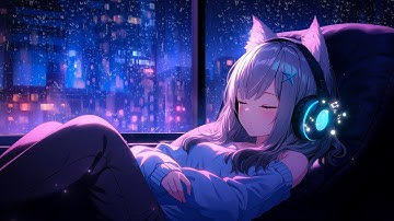 Overcome insomnia In Just 60 Seconds😪Relaxing Music + Rain Sounds Relieve Anxiety&Increase Melaton