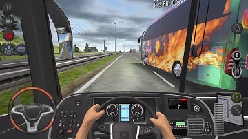Driver on Fire 🔥 !!! Bus Simulator : Ultimate Multiplayer! Bus Wheels Games Android iOS