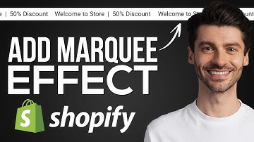 How to Add Marquee Effect on Shopify (2025) | Add Sliding Announcement Bar