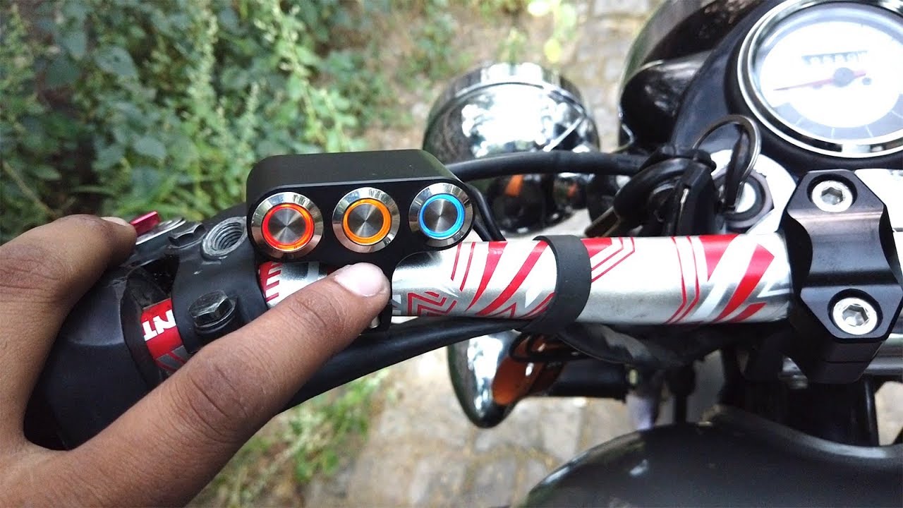 Royal Enfield NEW 3 in 1 Motorcycle Handlebar Waterproof Switch (All