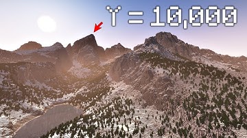 Climbing Real Life Mountains In Minecraft