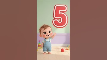 Counting 1 to 5 for Kids  Fun Numbers Song #Shorts #LearnNumbers #CountingForKids