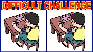 【Spot the Difference】 Enhance Concentration in a 10Minute Brain Workout!【Find the Difference】