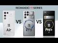 RedMagic 11 Air vs 11 Pro vs 11 Pro+