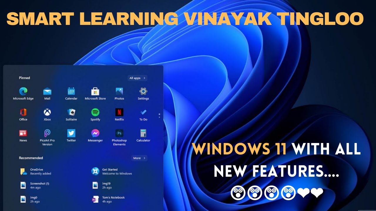 Windows 11 with all new features - YouTube