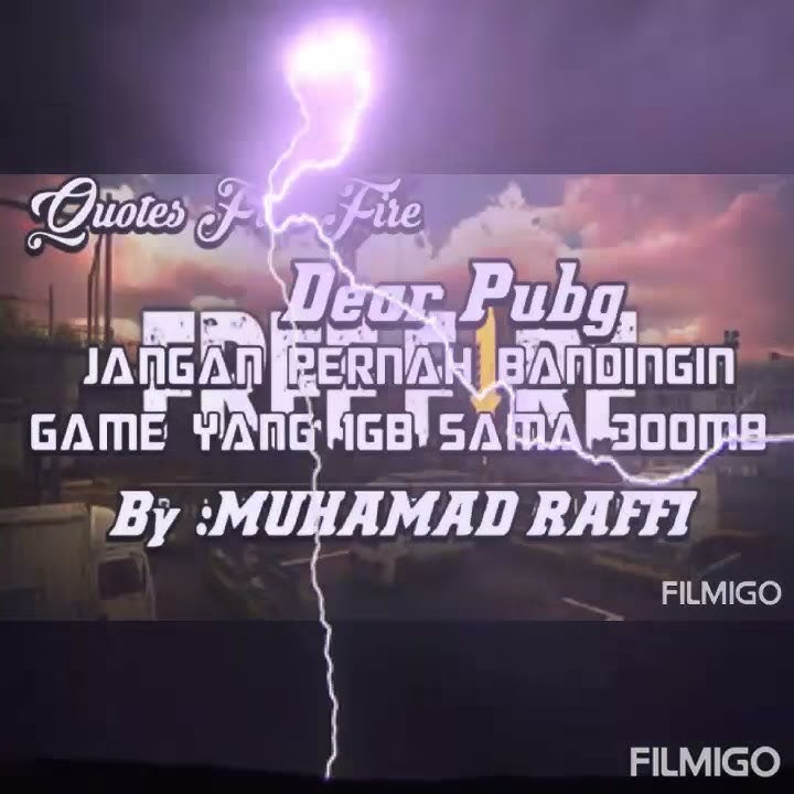 story wa 'Sindiran Free Fire Buat PUBG'