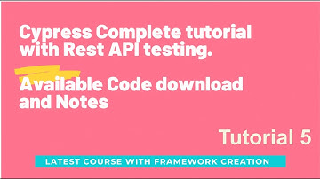 #CypressTutorial Cypress Automation Testing from Scratch + Framework Creation - Locators