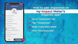 Add Impactees Deserving Persons Impactor My Impact Meter Demo