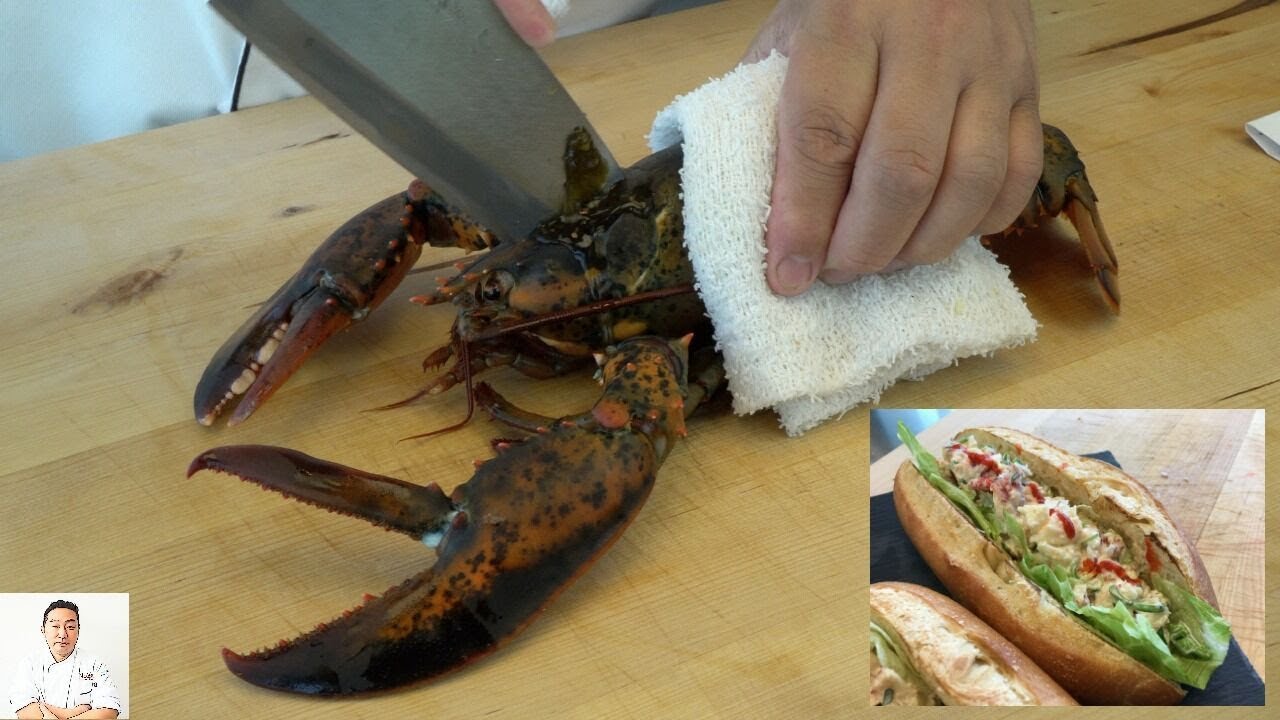 EXTREMELY GRAPHIC: Maine Lobster Roll (Japanese Inspired) | How To Make | Hiroyuki Terada - Diaries of a Master Sushi Chef