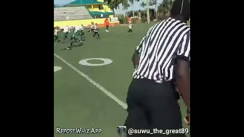 Gary Hadley 7 year old 50yd touchdown.