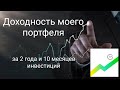 Результаты по ИИС за 2 года и 10 месяцев инвестиций