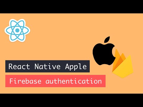 React Native Apple Firebase Authentication