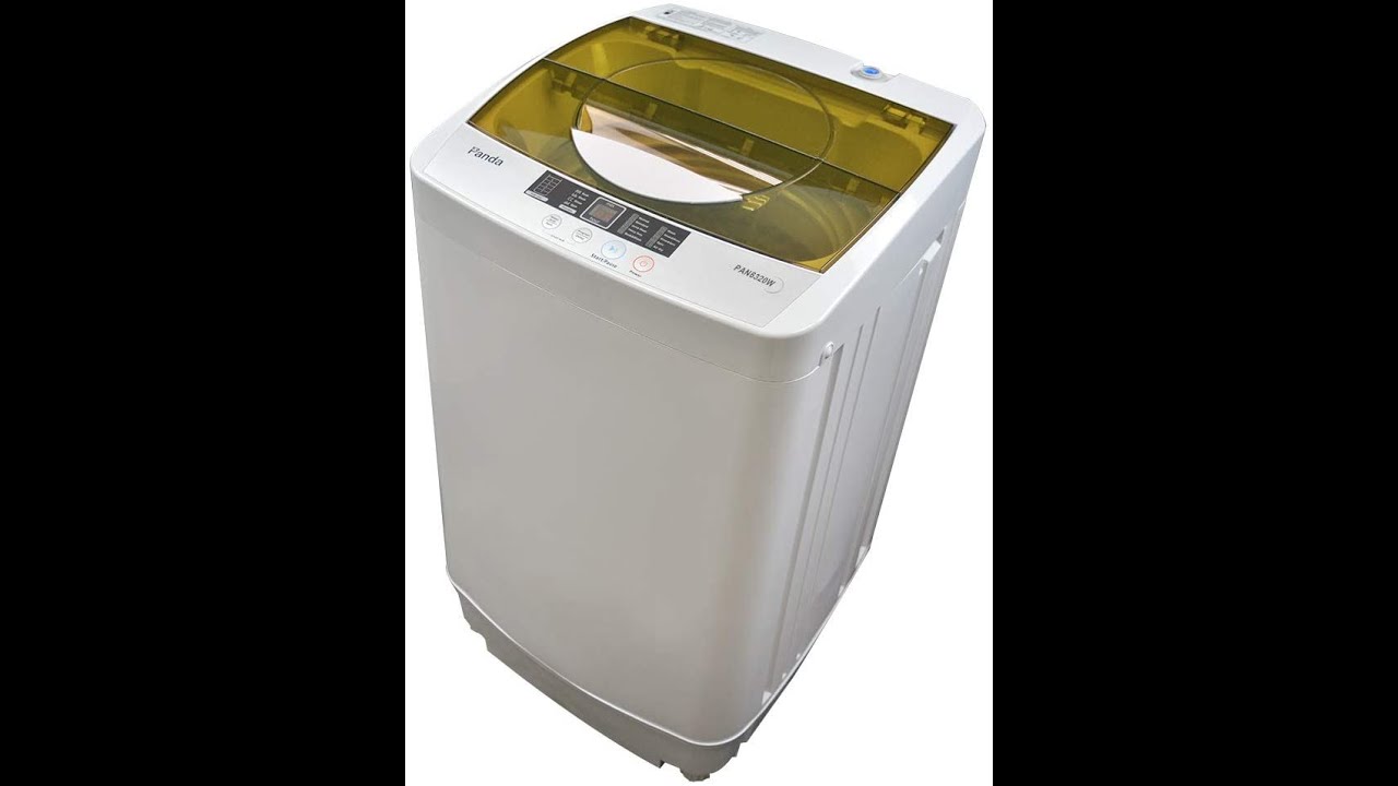 WASHING MACHINE Panda PAN6320W Portable Machine, 10lbs Capacity YouTube