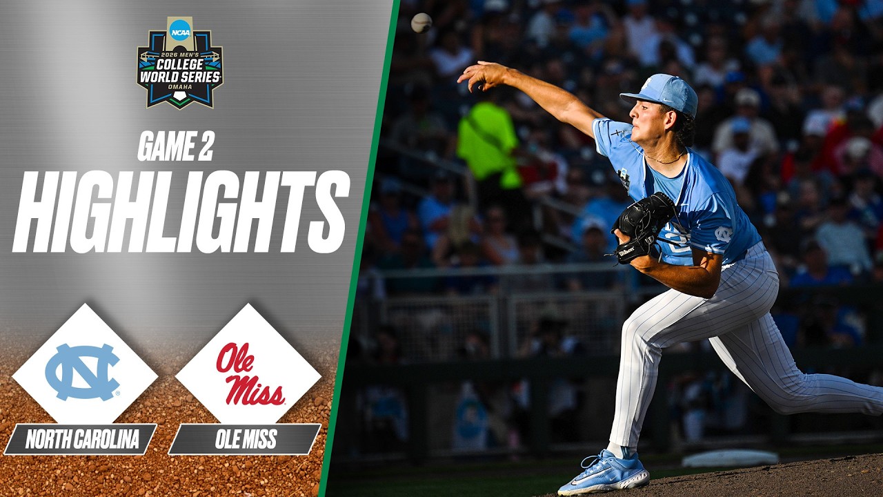 North Carolina vs. Ole Miss: 2026 Men's College World Series | Extended highlights