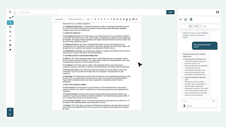 Legitt Draft: The Most Advanced AI Contract Editor | Draft Smarter in Minutes