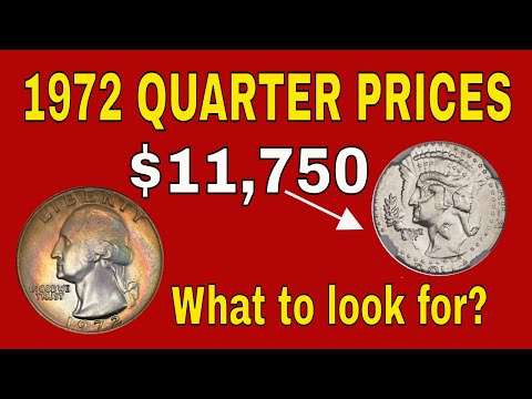 Rare 1972 Quarters worth money! 1972 quarters value and what to look for!