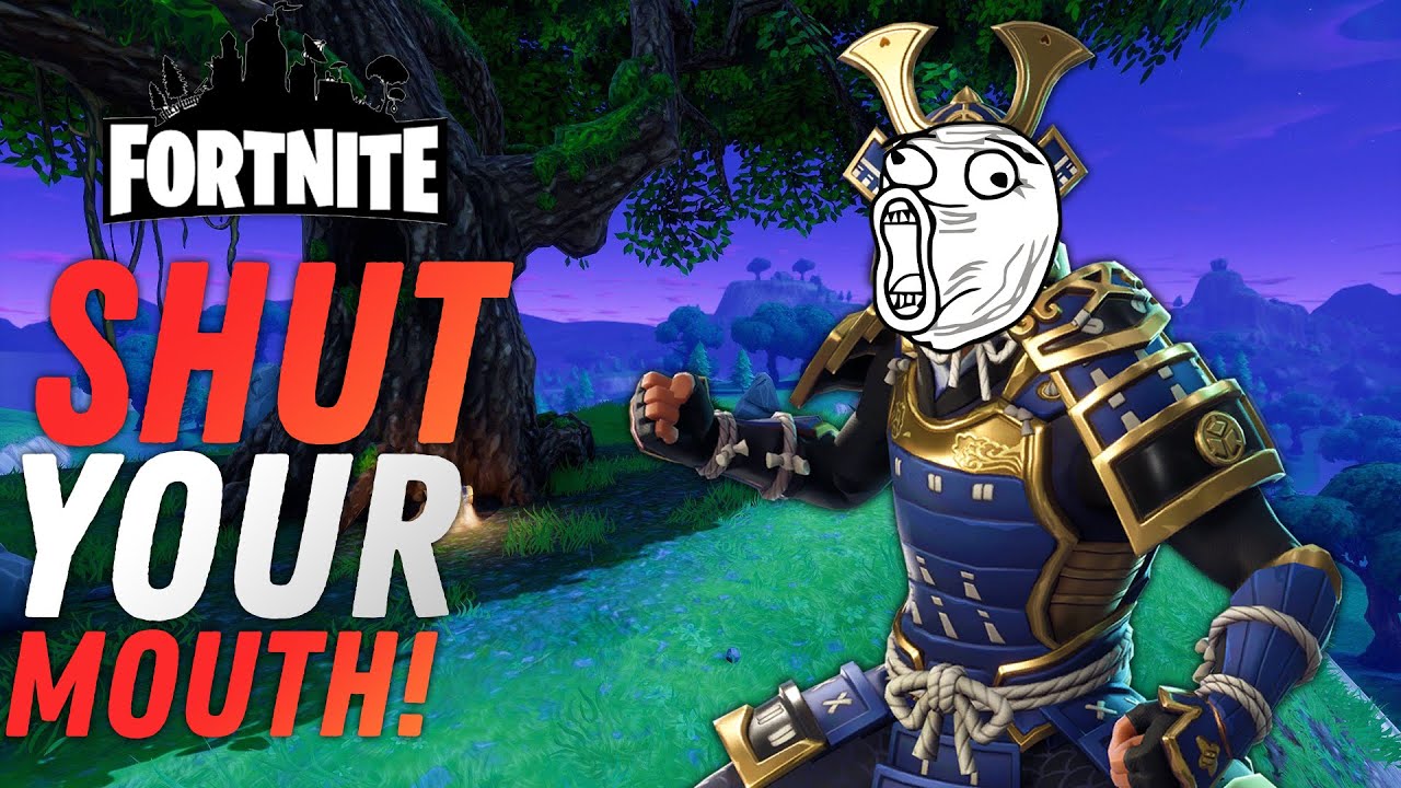 Shut your mouth! [FORTNITE clip\Meme sound effects]