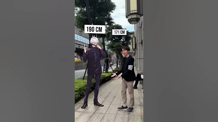 Why are all Jujutsu Kaisen's characters so tall?👀 #vfx #GojoSatoru  #JujutsuKaisen #anime