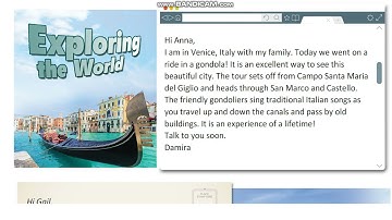 EXCEL 6 for Kaz M9a / EXPLORING THE WORLD / text