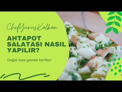 Ahtapot salatası nasıl yapılır? | ChefYunusKalkan