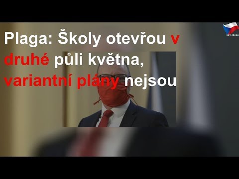 Ministr Plaga oznámil, kdy se otevřou školy