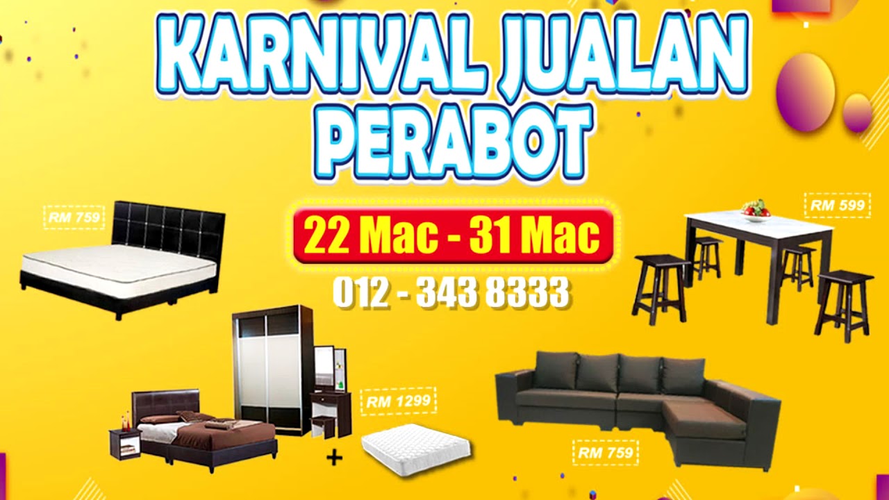 Karnival Jualan Perabot  Product Video 4 YouTube